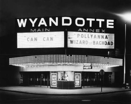 Wyandotte Theatre - Old Pic From City Of Wyandotte (newer photo)